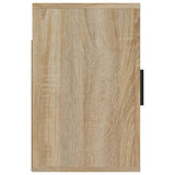 NNEVL Wall-mounted Bedside Cabinets 2 pcs Sonoma Oak 50x30x47 cm