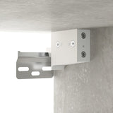 NNEVL Wall-mounted Bedside Cabinet Concrete Grey 50x30x47 cm