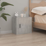 NNEVL Wall-mounted Bedside Cabinets 2 pcs Concrete Grey 50x30x47 cm