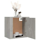 NNEVL Wall-mounted Bedside Cabinets 2 pcs Concrete Grey 50x30x47 cm