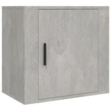 NNEVL Wall-mounted Bedside Cabinets 2 pcs Concrete Grey 50x30x47 cm