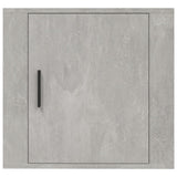 NNEVL Wall-mounted Bedside Cabinets 2 pcs Concrete Grey 50x30x47 cm