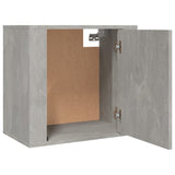 NNEVL Wall-mounted Bedside Cabinets 2 pcs Concrete Grey 50x30x47 cm