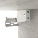 NNEVL Wall-mounted Bedside Cabinets 2 pcs Concrete Grey 50x30x47 cm