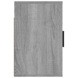 NNEVL Wall-mounted Bedside Cabinet Grey Sonoma 50x30x47 cm