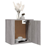 NNEVL Wall-mounted Bedside Cabinets 2 pcs Grey Sonoma 50x30x47 cm