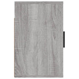 NNEVL Wall-mounted Bedside Cabinets 2 pcs Grey Sonoma 50x30x47 cm