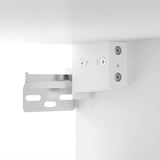 NNEVL Wall-mounted Bedside Cabinet White 50x36x40 cm