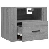NNEVL Wall-mounted Bedside Cabinet Grey Sonoma 50x36x40 cm