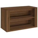 NNEVL Shoe Rack Brown Oak 75x35x45 cm Engineered Wood
