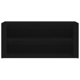 NNEVL Shoe Rack Black 100x35x45 cm Engineered Wood