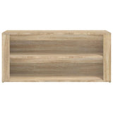 NNEVL Shoe Rack Sonoma Oak 100x35x45 cm Engineered Wood