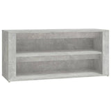 NNEVL Shoe Rack Concrete Grey 100x35x45 cm Engineered Wood