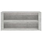 NNEVL Shoe Rack Concrete Grey 100x35x45 cm Engineered Wood