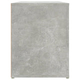 NNEVL Shoe Rack Concrete Grey 100x35x45 cm Engineered Wood