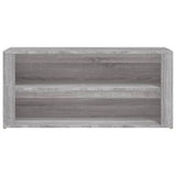 NNEVL Shoe Rack Grey Sonoma 100x35x45 cm Engineered Wood