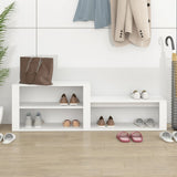 NNEVL Shoe Cabinet White 150x35x45 cm Engineered Wood