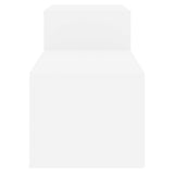 NNEVL Shoe Cabinet White 150x35x45 cm Engineered Wood