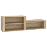 NNEVL Shoe Cabinet Sonoma Oak 150x35x45 cm Engineered Wood