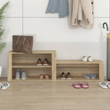 NNEVL Shoe Cabinet Sonoma Oak 150x35x45 cm Engineered Wood