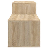 NNEVL Shoe Cabinet Sonoma Oak 150x35x45 cm Engineered Wood