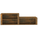 NNEVL Shoe Cabinet Smoked Oak 150x35x45 cm Engineered Wood