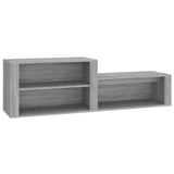 NNEVL Shoe Cabinet Grey Sonoma 150x35x45 cm Engineered Wood