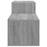 NNEVL Shoe Cabinet Grey Sonoma 150x35x45 cm Engineered Wood