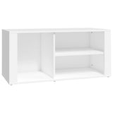 NNEVL Shoe Cabinet White 100x35x45 cm Engineered Wood