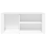 NNEVL Shoe Cabinet White 100x35x45 cm Engineered Wood