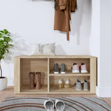 NNEVL Shoe Cabinet Sonoma Oak 100x35x45 cm Engineered Wood
