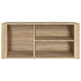 NNEVL Shoe Cabinet Sonoma Oak 100x35x45 cm Engineered Wood