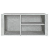 NNEVL Shoe Cabinet Concrete Grey 100x35x45 cm Engineered Wood