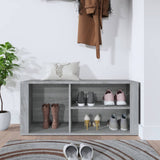 NNEVL Shoe Cabinet Grey Sonoma 100x35x45 cm Engineered Wood