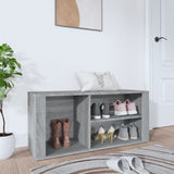 NNEVL Shoe Cabinet Grey Sonoma 100x35x45 cm Engineered Wood