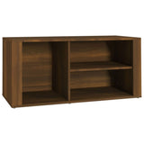 NNEVL Shoe Cabinet Brown Oak 100x35x45 cm Engineered Wood