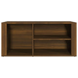 NNEVL Shoe Cabinet Brown Oak 100x35x45 cm Engineered Wood