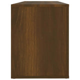 NNEVL Shoe Cabinet Brown Oak 100x35x45 cm Engineered Wood
