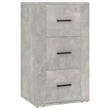 NNEVL Sideboard Concrete Grey 40x33x70 cm Engineered Wood