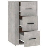 NNEVL Sideboard Concrete Grey 40x33x70 cm Engineered Wood
