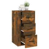 NNEVL Sideboard Smoked Oak 40x33x70 cm Engineered Wood