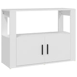 NNEVL Sideboard White 80x30x60 cm Engineered Wood