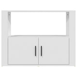 NNEVL Sideboard White 80x30x60 cm Engineered Wood