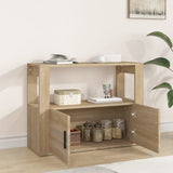 NNEVL Sideboard Sonoma Oak 80x30x60 cm Engineered Wood