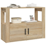 NNEVL Sideboard Sonoma Oak 80x30x60 cm Engineered Wood