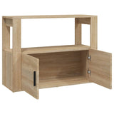 NNEVL Sideboard Sonoma Oak 80x30x60 cm Engineered Wood