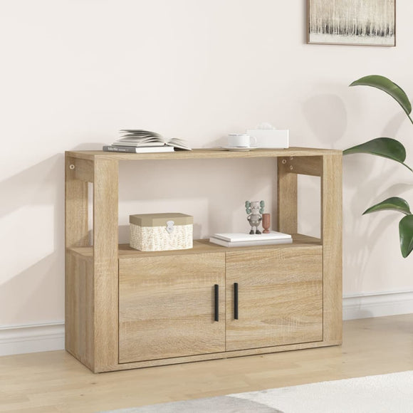 NNEVL Sideboard Sonoma Oak 80x30x60 cm Engineered Wood