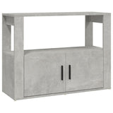 NNEVL Sideboard Concrete Grey 80x30x60 cm Engineered Wood