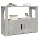 NNEVL Sideboard Concrete Grey 80x30x60 cm Engineered Wood