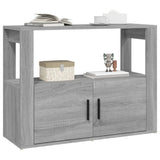 NNEVL Sideboard Grey Sonoma 80x30x60 cm Engineered Wood